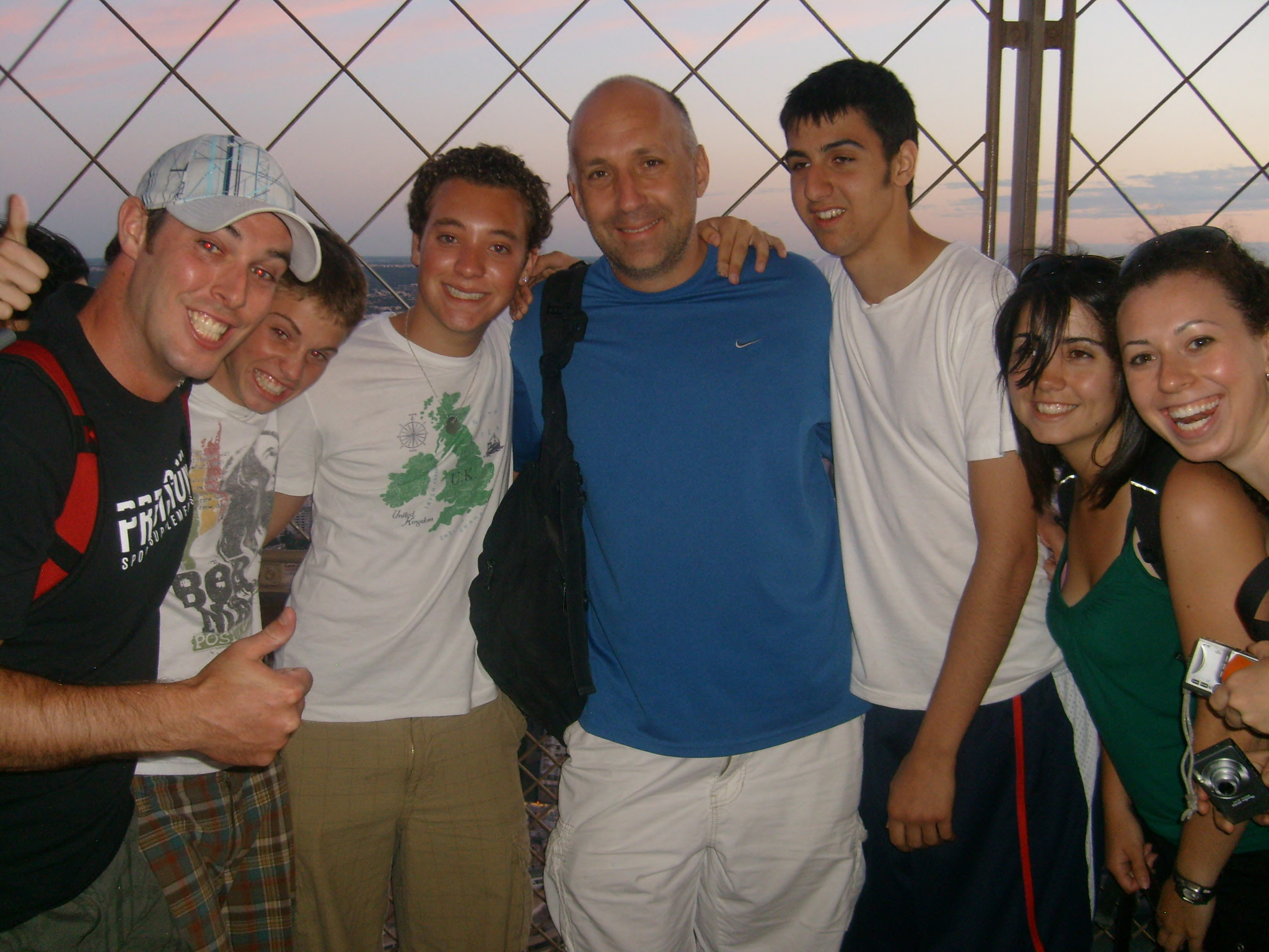 Ira On Top of the Eiffel Tower With the European Experience