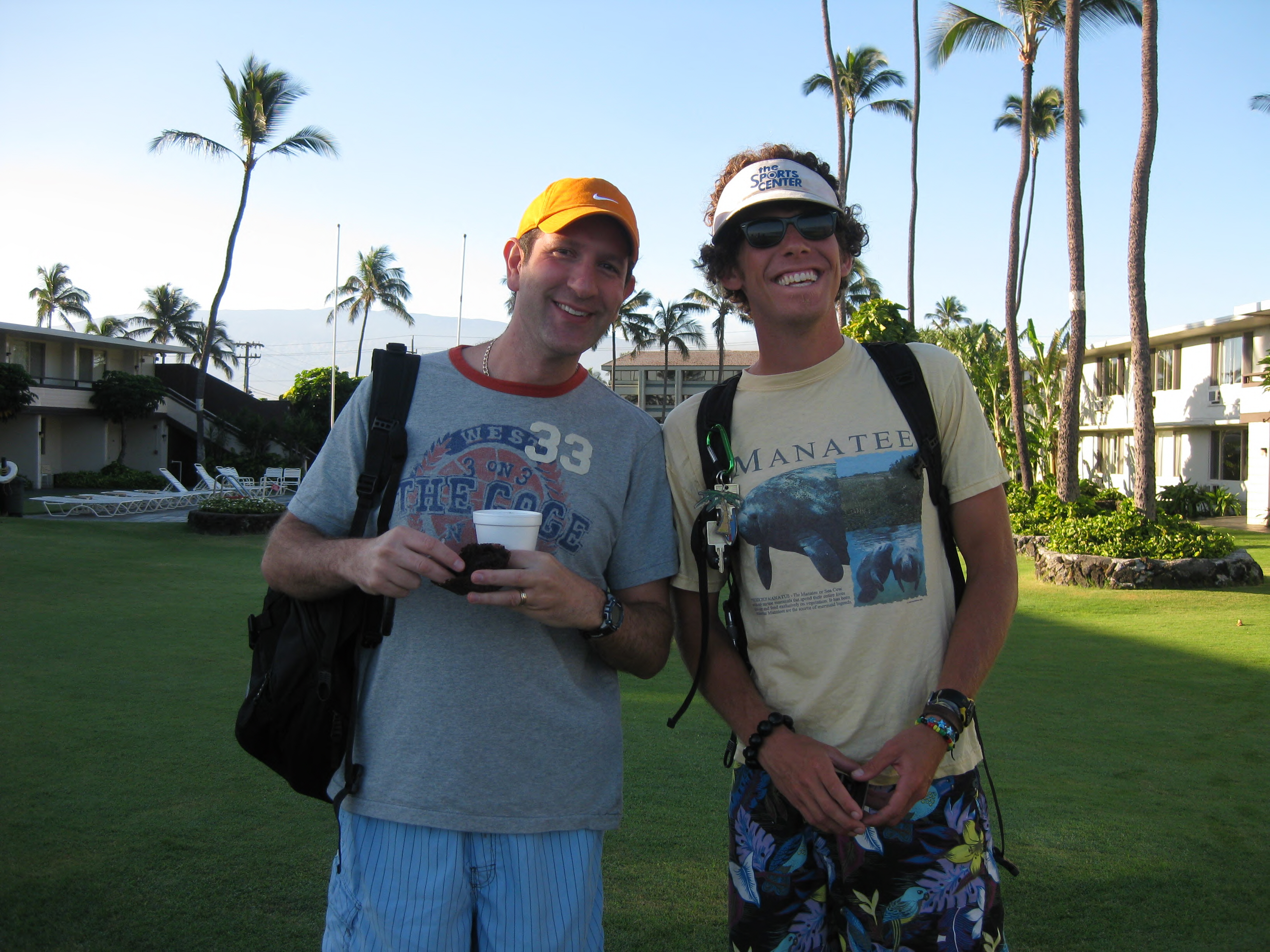 Mitch and Program Director Danny in Hawaii