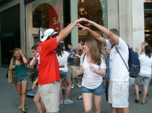 Playing London Bridge