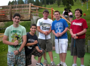 Boys Mini-Golf