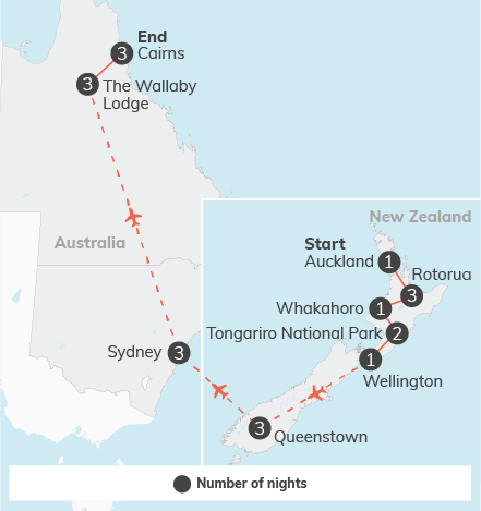 New Zealand & Australia Adventure - 23 days 10