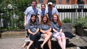 Back: Jared, Alix, Mark Front: Alena, Julie, Liz
