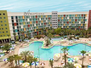 Orlando, Florida - Loews Cabana Bay Beach Resort at Universal Studios