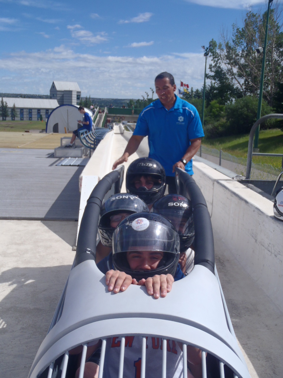 Bobsledding at Canada Olympic Park - Northwestern Odyssey