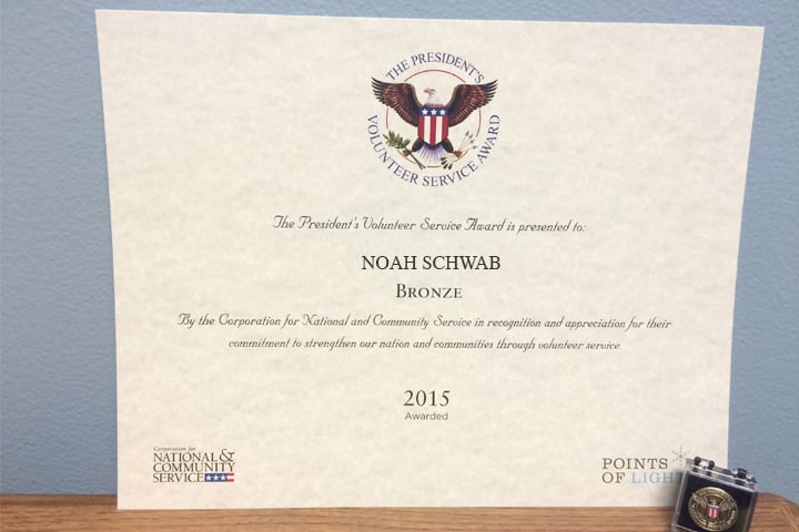 WCC/360° Student Travel & the President's Volunteer Service Award 4