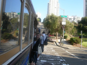 Riding the Cable Car to China Town