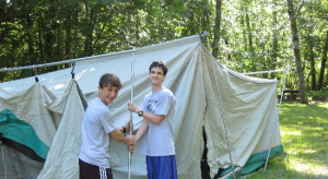 Erecting Tents