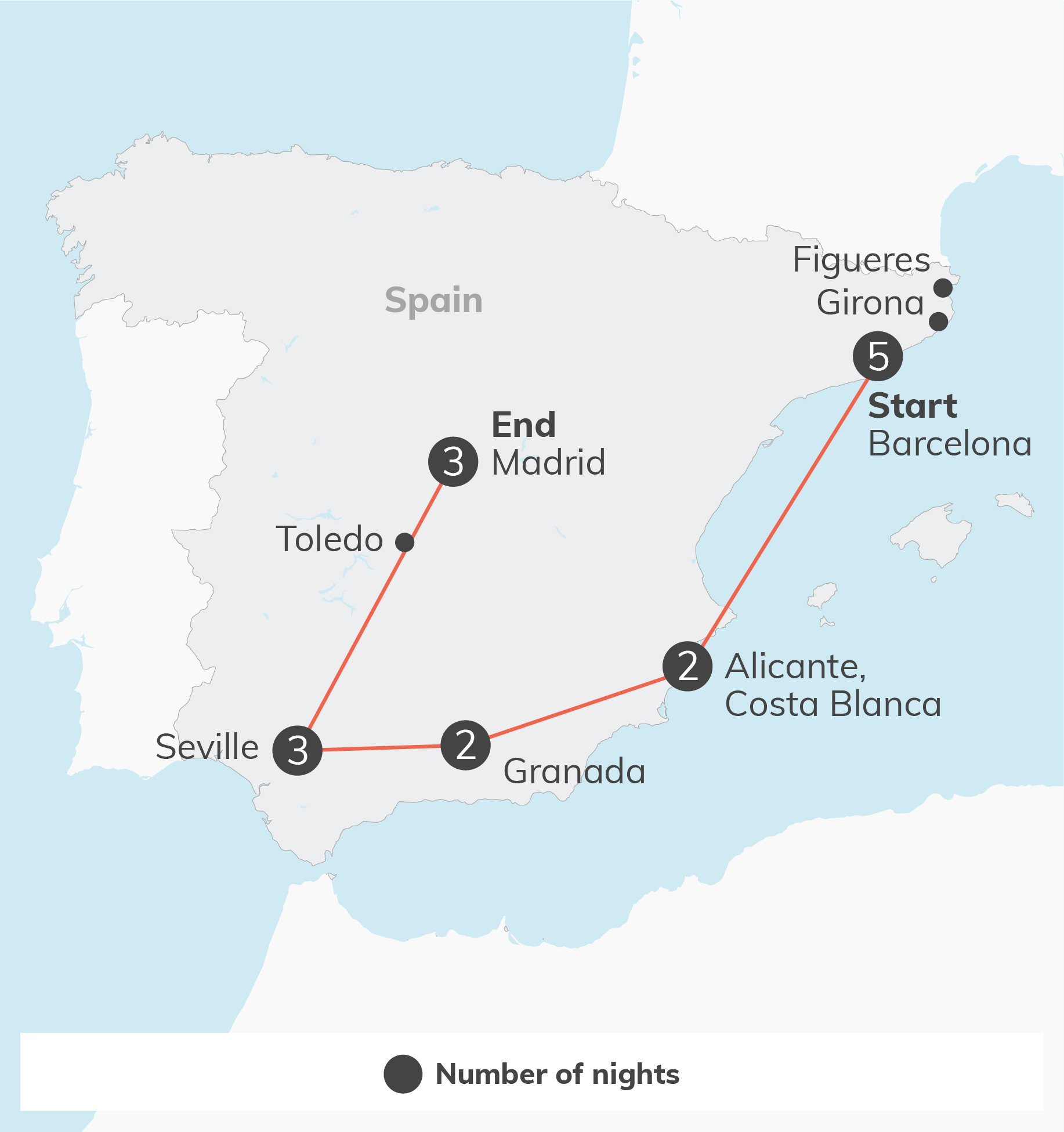 Spain - 17 days