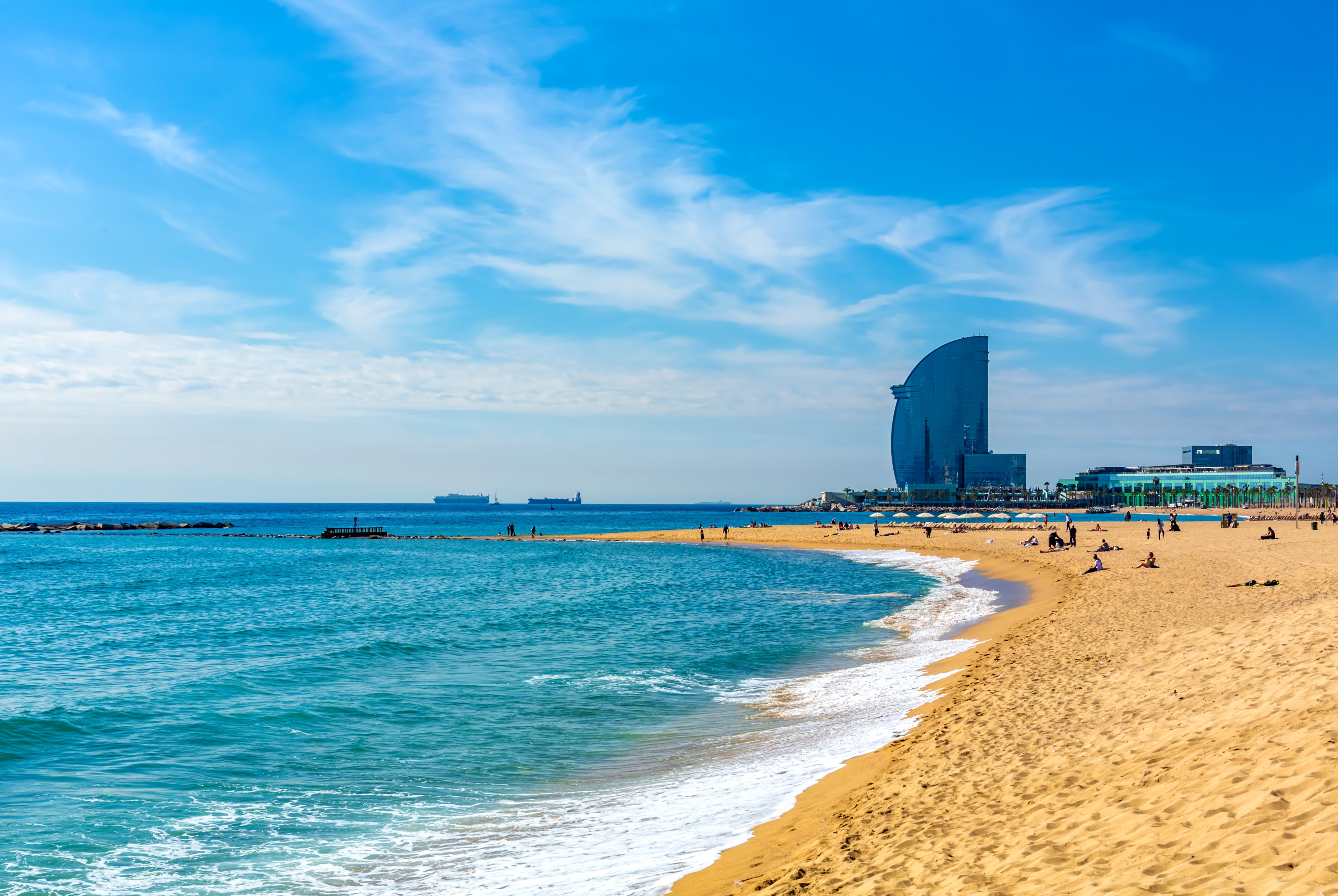 Barcelona beach
